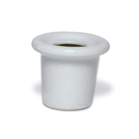 Encrier porcelaine rond - blanc