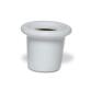 Encrier porcelaine rond - blanc