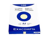 Record Cards Pack 100 Ivory 210X297 Plain