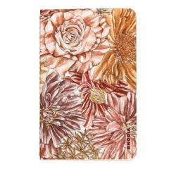 Rhodia collection ORANGE Botanique - carnet piqûre 9x14 cm ligné, 64 pages - Bouquet fleuri