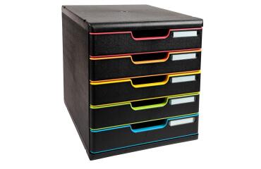 MODULO A4 5 drawer black/harlequin/black