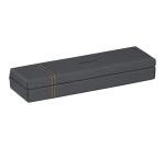 Rhodiarama plumier simili cuir italien 21x5,5x3 cm - Titane