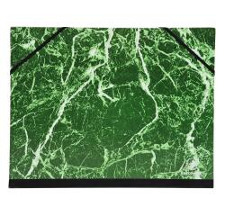 Art Folder Marbled 26x33cm - Green