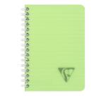 Carnet reliure intégrale Linicolor FRESH 9,5x14cm 100 pages ligné couverture plastique polypropyène rainuré Couleur aléatoire - Assortis