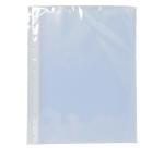 Paquet de 10 pochettes polypropylène grainé pour protège-documents à anneaux. - Translucide