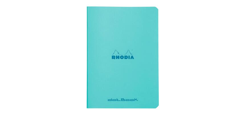 Rhodia geniet schrift Colors Azuur 14,8x21 cm - Azuurblauw