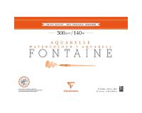 Fontaine bloc collé 4 côtés 20F 36x51cm 300g grain satiné