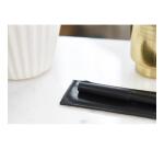 Stylo, en métal précieux noir mat, plume EF - Noir