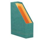 Rhodiarama porte-revues simili cuir italien 10x25x31 cm - Eau