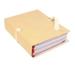 Carpetas con lomo extensible cierre mediante cinta y gancho corredor con muescas - Tamaño: 24x32 cm - A4 - Almaciga