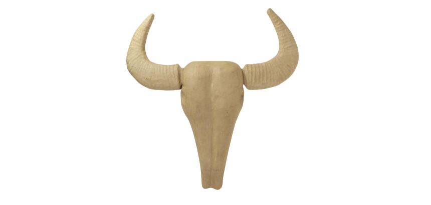 Trophée tête de buffle 52cm - Kraft