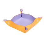 Rhodiarama vide-poche réversible simili cuir italien 12x12x4,5 cm - Iris