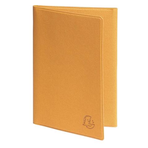 Etui Denim pour carte grise - 8.5 x 13.2 cm - Moutarde
