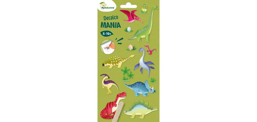 Decalco' Mania, Dinosaures - Multicolore