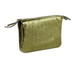 CUIRISÉ Petite Pochette 2 compartiments 13x9 cm - Vert
