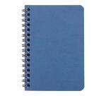 Cahier reliure intégrale Age Bag 9x14 100 pages ligné - Bleu