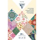 PAPIER ARTISANAL, Bloc encollé de 20 feuilles au format 21x29,7cm