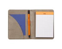 Rhodiarama livret porte-bloc N°12 pour bloc ou carnet format B7 - Taupe
