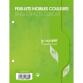 Feuillets mobiles sous film 7000 17x22 cm 100 pages perforées 2 trous grands carreaux 80 g