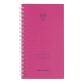 Agenda de poche SAD 16S Linicolor 9 x 16 cm Semainier Septembre 2025 à Décembre 2026 - 16 mois. - Rose