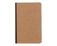 Carnet brochure Age Bag 9x14cm 192 pages petits carreaux - Tabac