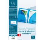 Carpeta Exacompta doble bolsillo polipropileno semi flexible 4/10º - A4xA4