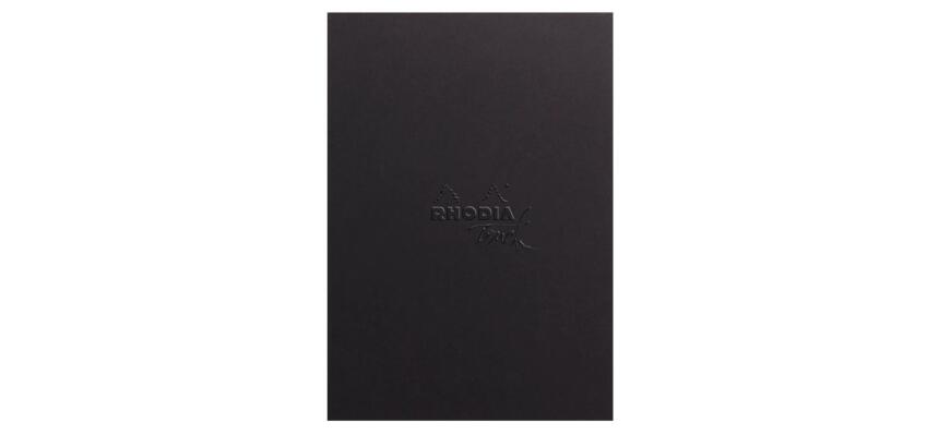 Rhodia Touch - Marker Pad - bloc entoilé A5+ 50f uni papier blanc layout 100g - Noir