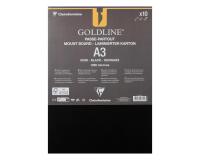 Goldline contrecollé pour passe-partout paquet 10F A3 1,25mm - Noir