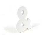 Lettre & 20,5cm - Blanc