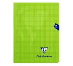 Cahier piqué Mimesys 17x22cm 96 pages petits carreaux couverture polypropylène Couleur aléatoire - Assortis