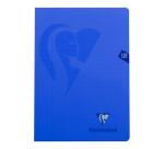 Cahier piqué Mimesys A4 120 pages quadrillé 10x10 + marge couverture polypropylène Couleur aléatoire - Assortis