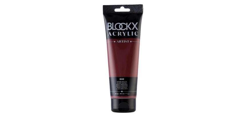 Peinture acrylique fine tube 250ml - Sienne brûlée