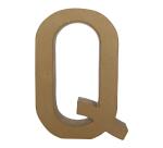 Lettre Q fantaisie - Kraft
