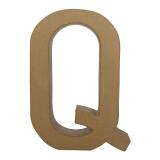 Lettre Q fantaisie - Kraft