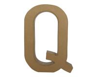 Lettre Q fantaisie - Kraft