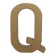 Lettre Q fantaisie - Kraft