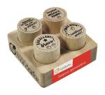 Collection Maîtresse, tampon appréciations textes - Marron