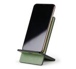 Rhodiarama support pour téléphone mobile simili cuir italien 13x8x8,5 cm - Sauge