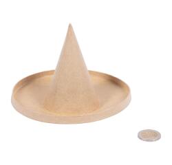 Plateau chapeau 14x14x10 cm - Kraft