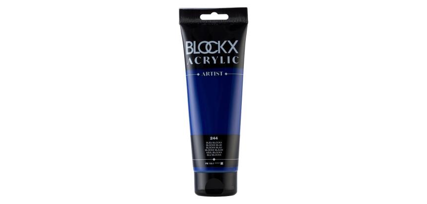 Peinture acrylique fine tube 250ml - Bleu blockx