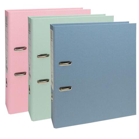 Exacompta AutentiK Prem'Touch Lever Arch File S80mm A4 - Assorted colours