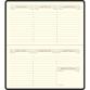 Recharge Agenda de poche Temporel 16 8,5 x 16 cm Semainier Janvier à Décembre 2026 - Tranche or