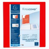 Classeur PP personnalisable Kreacover - 4 anneaux en D 60mm - A4 maxi