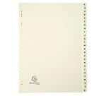 Separadores Separadores con pestañas impresas cartulina crema 155grs - Marfil - Marfil