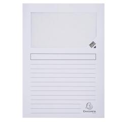 Exacompta Forever Recycled Window Folders (Pack 50) - Assorted colours