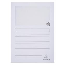 Exacompta Forever Recycled Window Folders (Pack 50) - Assorted colours