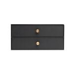 Module à tiroirs Office by Me, 2 tiroirs, noir