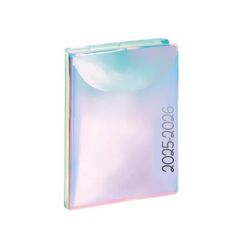 Agenda Forum Color Iris 12 x 17 cm Journalier Août 2025 à Juillet 2026 - Bleu