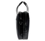 Maletín para portátil 15,6" doble compartimento Exactive® piel Negra