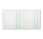 Piqûre 21x19cm recettes-dépenses 80 pages - Couleurs assorties